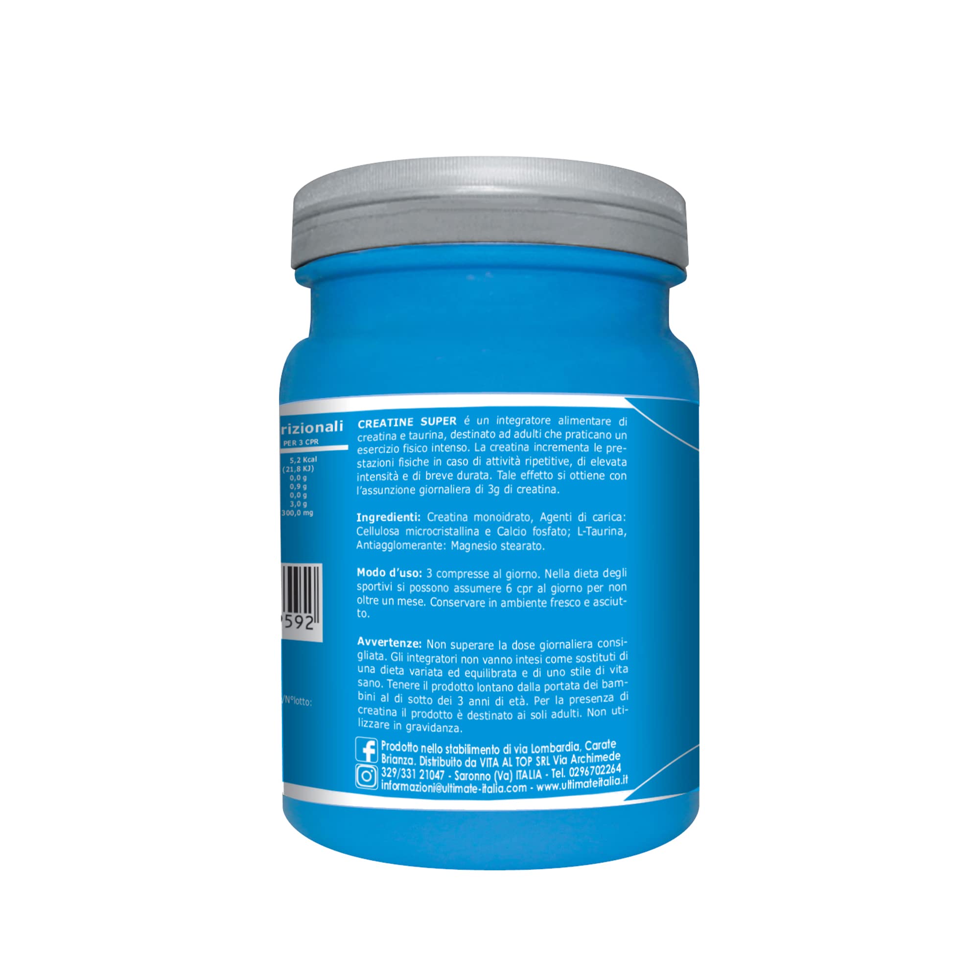 ultimate-italia-creatine-super-con-taurina-150-compresse image 2
