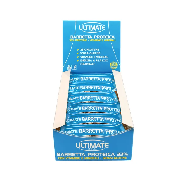 ultimate-italia-barretta-proteica-33-gusto-cacao-con-vitamine-e-minerali image 1
