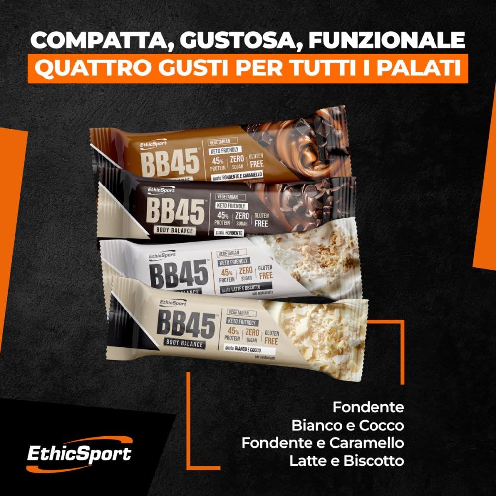 ethicsport-bb45-body-balance-fondente-barretta-proteica-45-18-x-35-g image 5