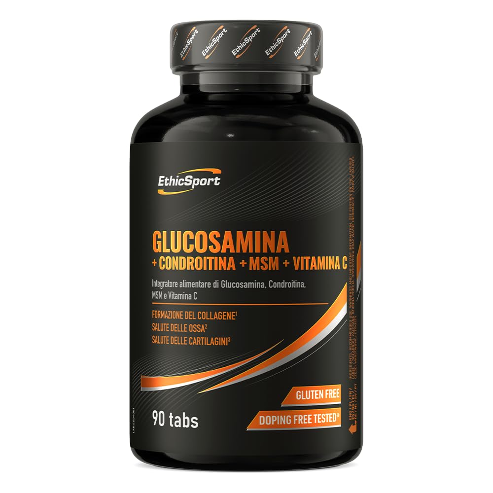 ethicsport-glucosamina-condroitina-msm-vitamina-c-integratore-articolazioni-90-c image 1